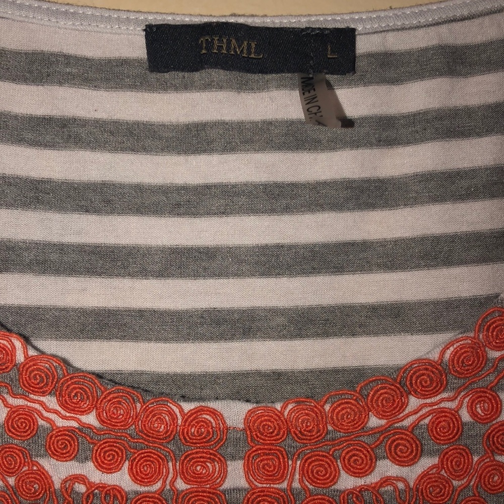 Thml 3/4 Seeve Top Size Large - image 2